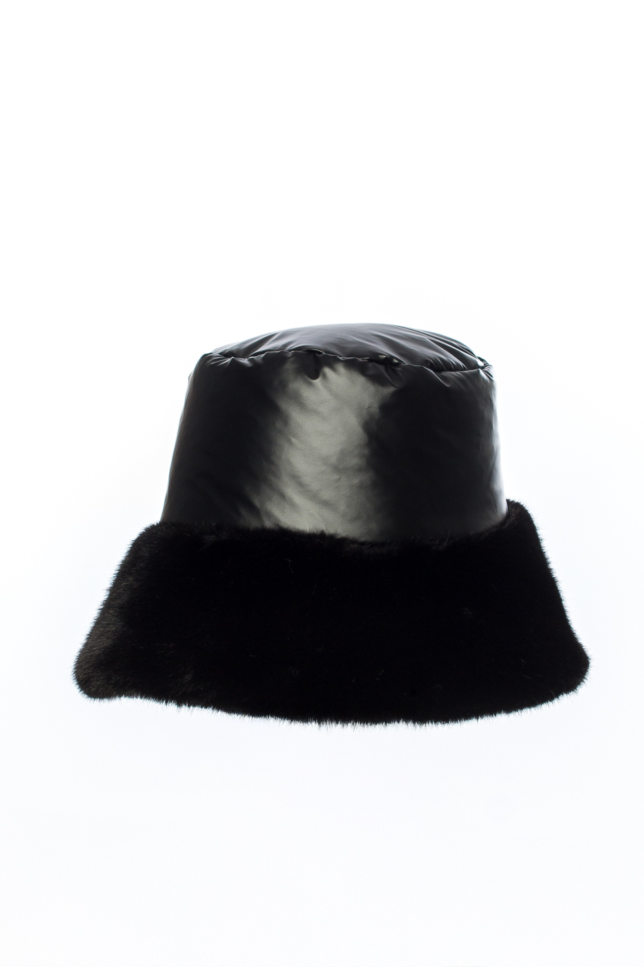 CLOCHE MIX FAKE FUR E PIUMINO, TG UNICA